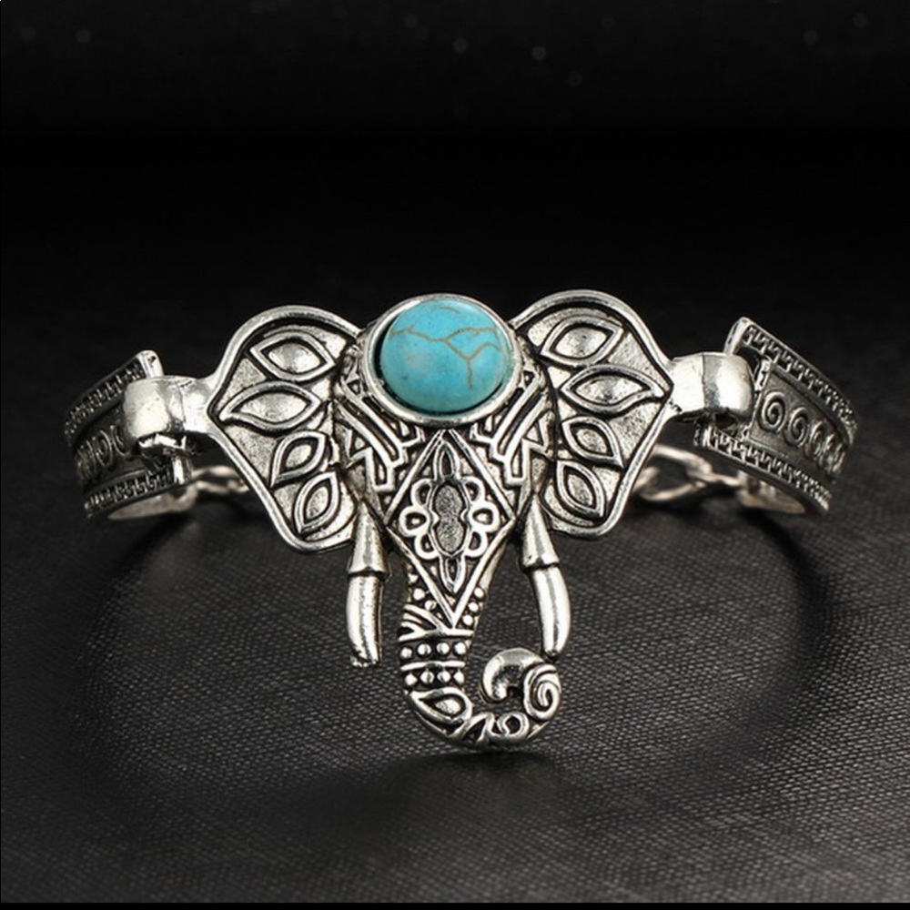 Boho elephant bracelet